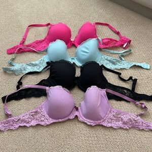 4 victoria secret bras 34B